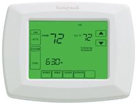 Honeywell RTH8500D 7-Day Touchscreen Programmable Thermostat, "C" Wire Required, White, 1Package (Thermostat) (RTH8500D1013/E1)