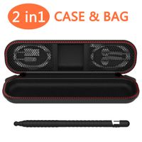 silicone maid LLC Compatible Apple Pencil Case, Carrying Bag, (All in One) Nib Cap Anti-Lost Integrated Protective Silicone Sleeve Pen Accessories Compatible iPad Pro 9.7/10.5/12.9 inch (Black)