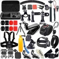 51-in-1 Accessory Kit for GoPro Hero5 Black, Hero5 Session, Hero 4, Hero Session, Accessory Bundle Set for GoPro Hero3+ 3 2 1, SJ4000 Cam Xiaomi Skiing Cycle Hiking Outdoor Sport Accessories