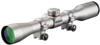 Simmons .22 Mag TruPlex Reticle Rimfire Riflescope with Rings, 4x32mm (Silver)