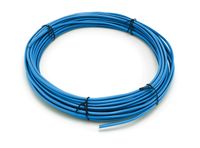 THE CIMPLE CO - Solid Copper Grounding Wire - Proudly Made in America - Ground Protection Satellite Dish Off-Air TV Signal - UV Jacketed Antenna Electrical Shock # 14 Gauge AWG THHN - Blue 150 FT