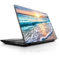 15 15.6 inch Laptop Notebook Skin Vinyl Sticker Cover Decal Fits 13.3" 14" 15.6" 16" HP Lenovo Apple Mac Dell Compaq Asus Acer/Sunset on Beach
