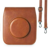 Case for Fujifilm Instax Square SQ20 Camera, EpicGadget Classic Vintage PU Leather Compact Case Bag with Adjustable Shoulder Strap for Fuji Film instax SQ20 (Brown)