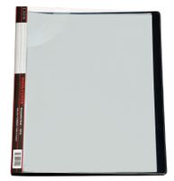Lion Insta-Cover Presentation Display Book, 12-Pocket, Black, 1 Book (42512-BK)
