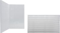 10mm Clear Game Cases - Fits Nintendo Switch - 1-Cartridge Capacity - VGBR10SWCL - (10 Cases)