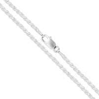 Sterling Silver Diamond-Cut Rope Chain 1.7mm Solid 925 Italy New Necklace 28"