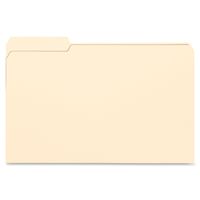 Business Source 1/3-cut Tab Legal Manila File Folders