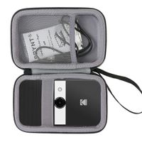 co2crea Hard Travel Case Replacement for Kodak Smile Instant Print Digital Camera/Printer (Black Case + Inside Grey)