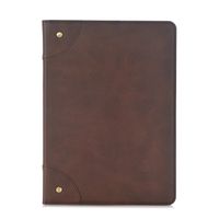 Samsung Galaxy Tab S2 9.7 Case,TechCode Luxury Book Style Folio Cover Stand Magnetic Smart Case Cover for Samsung Galaxy Tab S2 9.7 inch Tablet SM-T810/SM-T815 (Tab S2 9.7, Dark Brown)