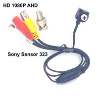 CNDST CCTV 1080P HD AHD Mini Spy Pinhole Security Camera for CCTV AHD 1080P DVR System, Sony Sensor 3.6mm 90degree 2000Tvl 2MP Mini Hidden CCTV Surveillance Camera