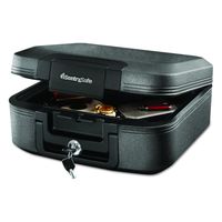 Sentry Safe CFW20201 Waterproof Fire-Resistant Medium Tubular Lock Chest, .28 cu. ft, 15 1/2 x 14 3/8 x 6 5/8-Inches, Charcoal Gray
