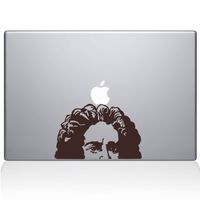 The Decal Guru Newton's Apple Decal Vinyl Sticker, 13" MacBook Air, Brown (2339-MAC-13A-BRO)