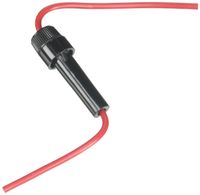 NTE Electronics 74-IFH5-B in-Line Fuse Holder for 5 mm x 20 mm Fuse, 15 Amp, 250 VAC/32 VDC