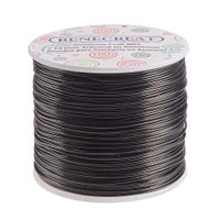 BENECREAT 12 17 18 Gauge Aluminum Wire (18 Gauge,492 FT) Anodized Jewelry Craft Making Beading Floral Colored Aluminum Craft Wire - Black