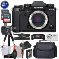 FUJIFILM X-T3 Mirrorless Digital Camera (Body Only, Black) w/Advanced Striker Bundle