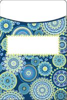 Eureka Library Pockets -Blue Harmony - Mandala