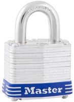 Master Lock 3D Laminated Padlock, 3/4-inch Shackle, 1-9/16-inch Wide