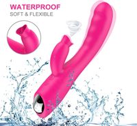 30 Speeds USB Rechargable Quiet Rǎbbít Víbràtòr Soft Dual Motor Pleasure Wireless Back Neck Foot Handheld Massage
