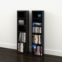 Sereni-T CD/DVD Towers (2) from Nexera, Black