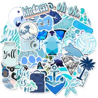 50Pcs Vsco Stickers for Hydro Flask, Cute Stuff,Waterproof Fashion Stickers for Teens, Water Bottle,Laptop,Phone,Travel Durable Vinyl