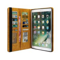 Jennyfly Case for iPad Pro 10.5, PU Leather Auto Sleep/Wake Full Body Protective Ultra Slim Lightweight Stand Smart Case with Pen Holder and Card Slots for Apple iPad Pro 10.5-Inch - Yellow