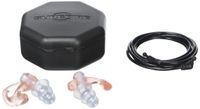 SureFire EP5 Sonic Defenders Max Full-Block Earplugs, triple flanged design, reusable, Clear, Large