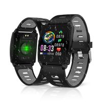 CEGAR 2019 Version Fitness Tracker, Smart Watch with Heart Rate Blood Pressure Sleep Monitor,Waterproof Pedometer Large Color Screenwith Pedometer Calorie Counter Smart Watch for Women Men (Black)