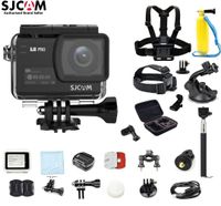 SJCAM SJ8 PRO Kit{SJ8 PRO Camera with Accessories, 6-in-1 Accessory} 4k/60fps Sports Cam with Ambarella H22 Sensor,EIS,170°Wide-angle 2.33" Touchscreen,1200mAH Battery for Underwater,Outdoor Activity