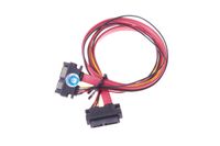 SMAKN® 50cm SATA 6+7 Pin Male to Female Power Data Cable Connector
