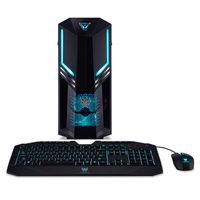 Acer Predator Orion 3000 Desktop, 9th Gen Intel Core i7-9700K, GeForce RTX 2080 8GB, 16GB DDR4, 256GB PCIe NVMe SSD, 1TB HDD, Win 10, PO3-600-UR20
