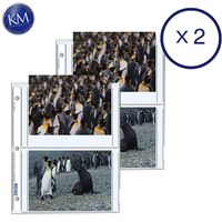Print File Archival Storage Pages for Prints | 5 x 7, 4 Pockets - 25 Pack x 2