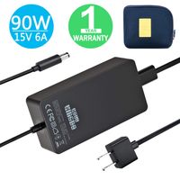Surface Dock Charger,90W 15V 6A Surface Dock Power Supply with USB Port for Microsoft Surface Dock with 6.2ft Power Cord Including a Carrying Pouch by KSW KINGDO