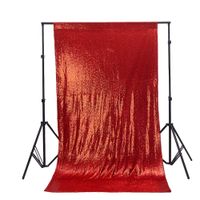 TRLYC 10Ft10Ft High Quailty Red Sequin Photography Backdrop for Wedding/Party and Events