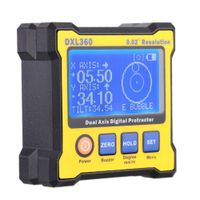 KKmoon Angle Protractor, DXL360 Dual Axis Digital Angle Protractor with 5 Side Magnetic Base High-Precision Dual-axis Digital Display Level 100-240V 50-60Hz