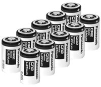 Panasonic CR2-10PK Photo Lithium 3V Batteries for Mini 25, Mini 50, Mini 50S, Mini 55, Pivi MP-100 and SP-1- Silver (Pack of 10)
