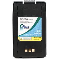 Replacement for Icom IC-A5 Battery with Clip - Compatible with Icom Two-Way Radio Battery (700mAh 9.6V NI-MH)