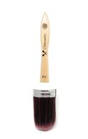 Colorantic | Chalk and Milk Paint Brushes for Furniture | Best Soft Round Brush DIY Large (Oval Purple Chalk Style Paint Brush)
