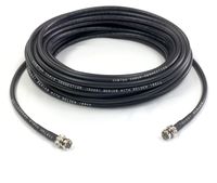 Custom Cable Connection 6 Foot Belden 1694A 6G HD-SDI RG6 BNC Cable (75 Ohm) Black Jacket