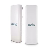 EnGenius 5GHz Wireless Outdoor AP/Client Bridge/CPE, directional antenna, long-range, point-to-point, IP65, 27dBm,13 dBi, [2-Pack] (N-ENH500 KIT)