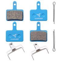 2 Pairs Multi-Metallic Disc Brake Pads for TRP Tektro Shimano Deore Br-M575 M525 M515 T615 T675 M505 M495 M486 M485 M475 M465 M447 M446 M445 M416 M415 M395 M396 M375 M315 M355 C601 C501 DP-B01S