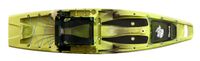 Perception Outlaw 11.5 | Sit on Top Fishing Kayak | Fold Away Lawn Chair Seat | 4 Rod Holders | Integrated Tackle Trays | 11' 6" | Grasshopper