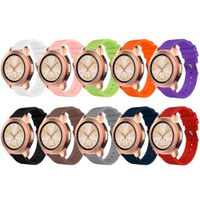 ZSZCXD Compatible for Samsung Galaxy Watch 42mm, 20mm Width Silicone Replacement Strap Wristband WatchBand for Samsung Galaxy (42mm) SM-R810/SM-R815 (A - 10Pcs, 20mm Width)