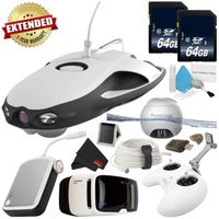 Power Vision PowerRay Wizard Underwater 4K UHD ROV/Drone with ZEISS VR ONE Plus Goggles for Real Time Viewing, Streaming & Recording Underwater World - Pro Bundle