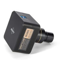 Swiftcam 5 Megapixel Camera for Microscopes, with Reduction Lens, Calibration Kit, Eyetube Adapters, and USB 3.0 Cable, Compatible with Windows/Mac/Linux