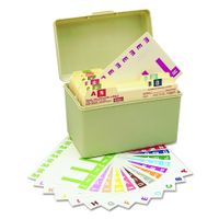 Smead AlphaZ NCC Color-Coded Labels, Letters A-Z, Assorted Colors, 1500 Labels per Pack (67150)