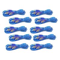 Lot of 10 17 Feet RCA Car Amplifier Stereo OR Home Audio RCA Audio