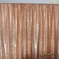 ShinyBeauty Sequin Backdrop-10FTX10FT-RoseGold Sequin Fabric Wedding Backdrops,Photography Background,Ceremony Background,Christmas Photo Booth