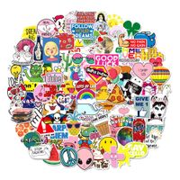 Stickers for Water Bottles Big 100-Pack Cute,Waterproof,Aesthetic,Trendy Stickers for Teens,Girls Perfect for Waterbottle,Laptop,Phone,Travel Extra Durable 100% Vinyl