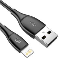 Syncwire iPhone Charger [3.3Ft] Lightning Cable - [Apple Mfi Certified] for iPhone 11 Pro Max, iPhone 11 Pro, iPhone 11, XS, Max, XR, x, 8, Plus, 7, Plus, 6S Plus, iPad - Black (Renewed)