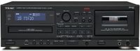 TEAC AD-800 CD Player and Cassette with USB Codec (Black)